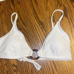 New With Tags White Bikini Top